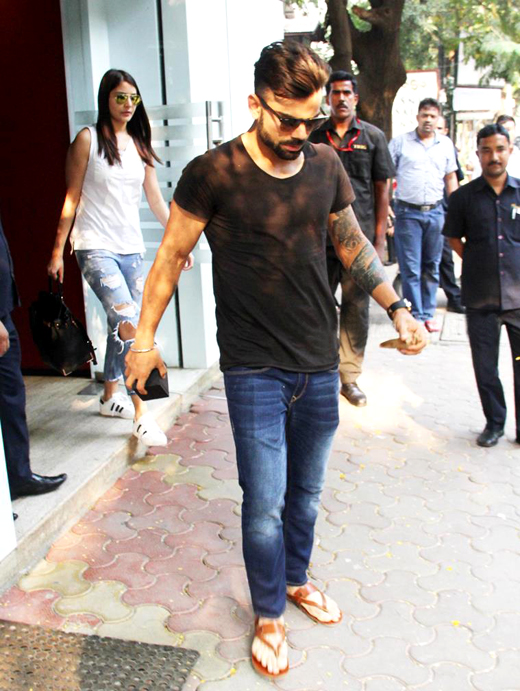 Virat Kohli with Anushka Sharma